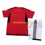 Camisolas de futebol Manchester United Criança Equipamento Principal 2023/24 Manga Curta